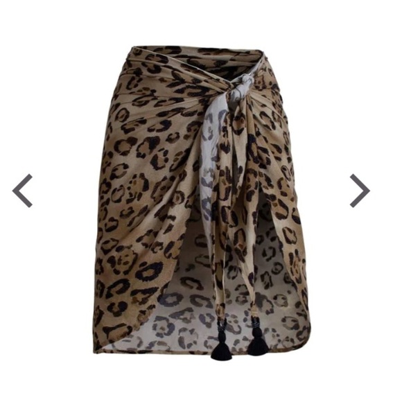 PQ Swim Leopard Swim Sarong NWT - Picture 4 of 5